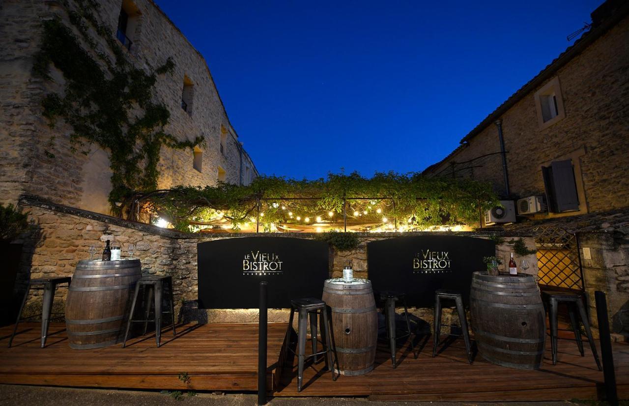 Les Chambres Du Vieux Bistrot Cabrières-dʼAvignon Eksteriør bilde