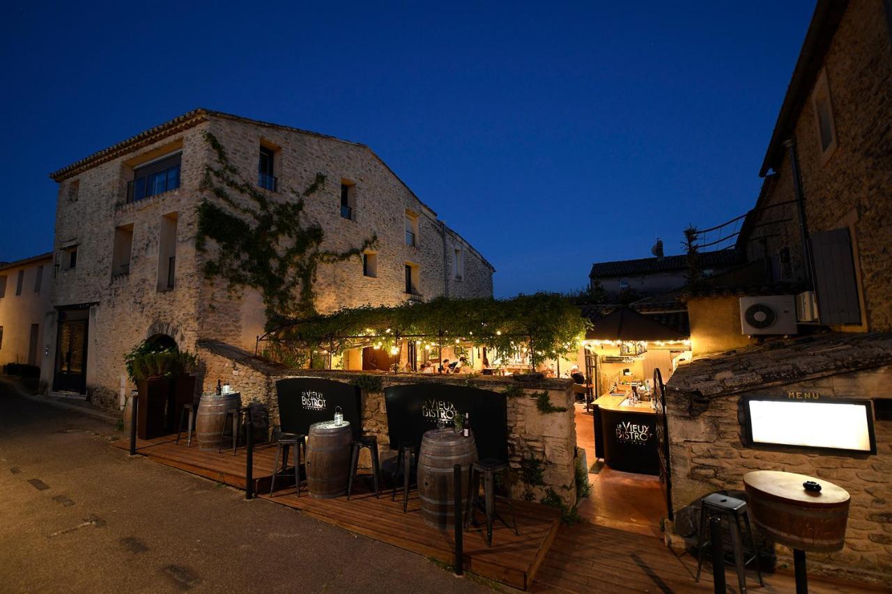 Les Chambres Du Vieux Bistrot Cabrières-dʼAvignon Eksteriør bilde
